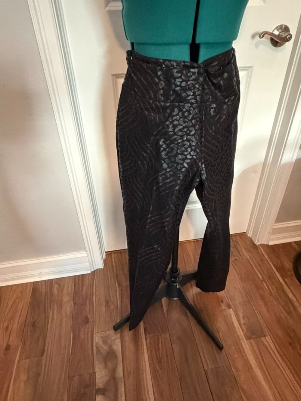Insight Black Patterned Pants